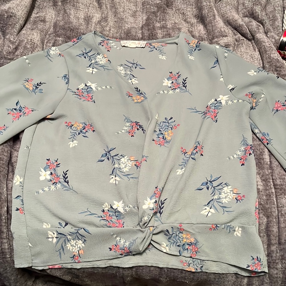 Pink Republic floral blouse